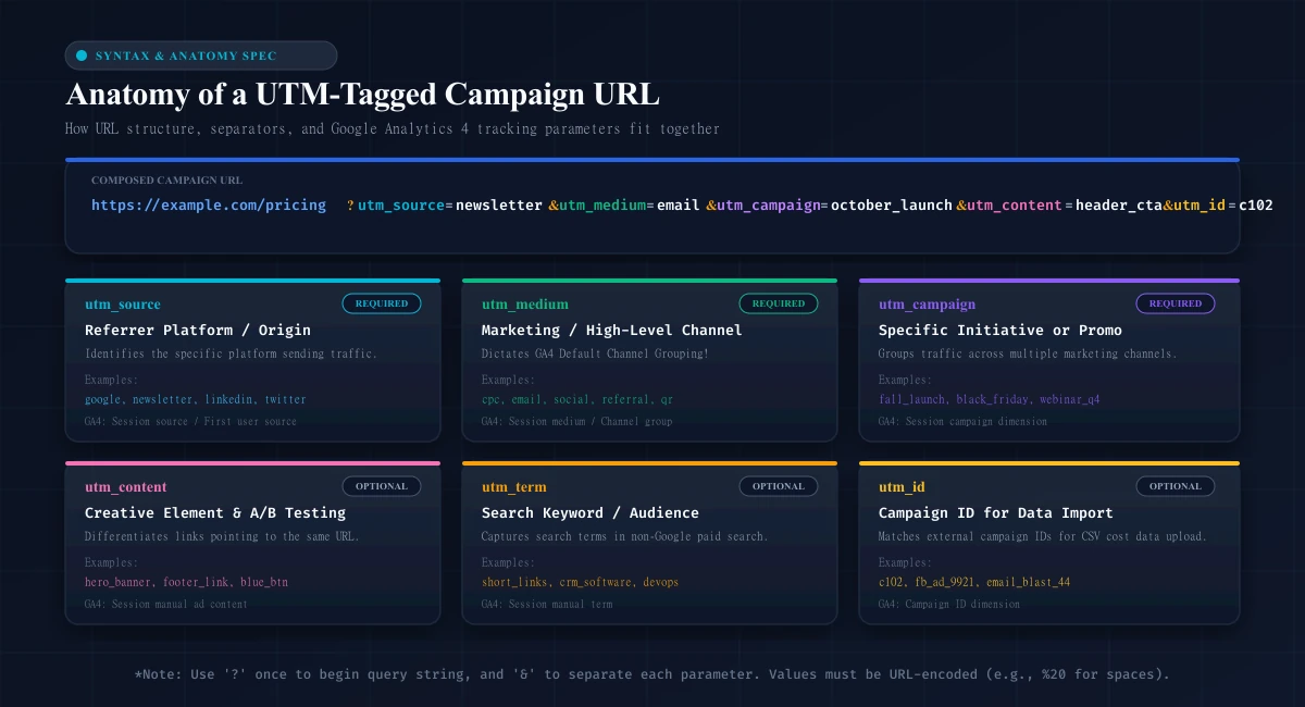 Anatomy of a UTM-Tagged Campaign URL